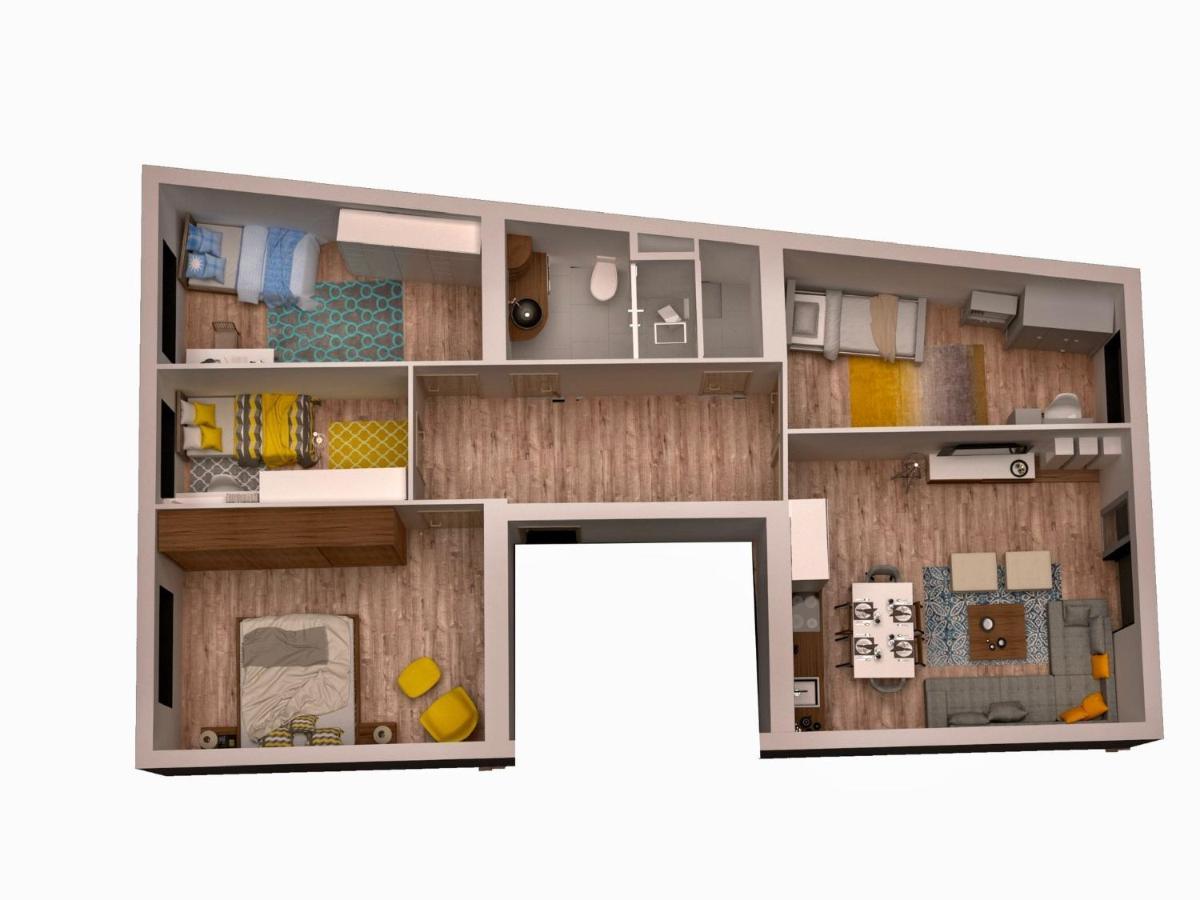 Spacious Apartment With Terrace Bécs Kültér fotó